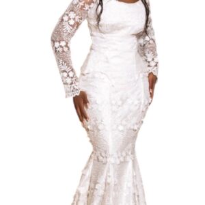 AK25022026, robe de mariée, taille L, voile