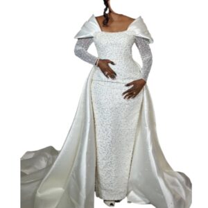 BS25022026, robe de mariée Cap, taille M