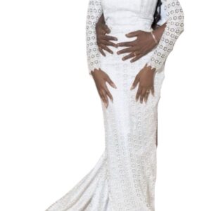 ND04022026, brodé blanc, taille S