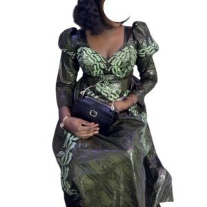 ME05022026, robe Bazin, taille M