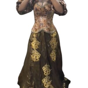 ST06022026, robe Bazin Samba Création, taille M