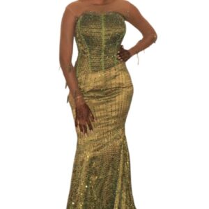 BF09022026, robe de soirée Diop Couture, taille M