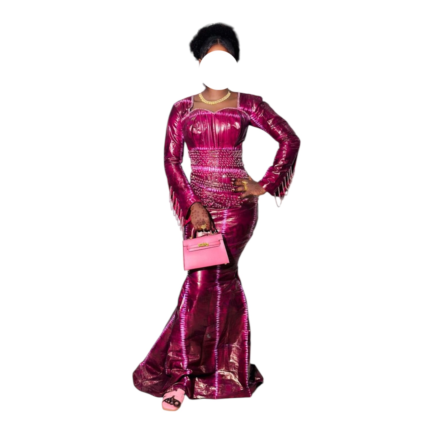 TA09022026, robe Bazin, taille S