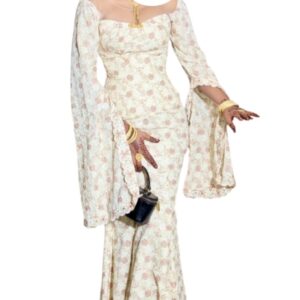 HA09022026, robe brodé, taille M, Turban