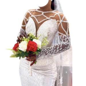 BK16022026, Robe de mariée, taille S, voile