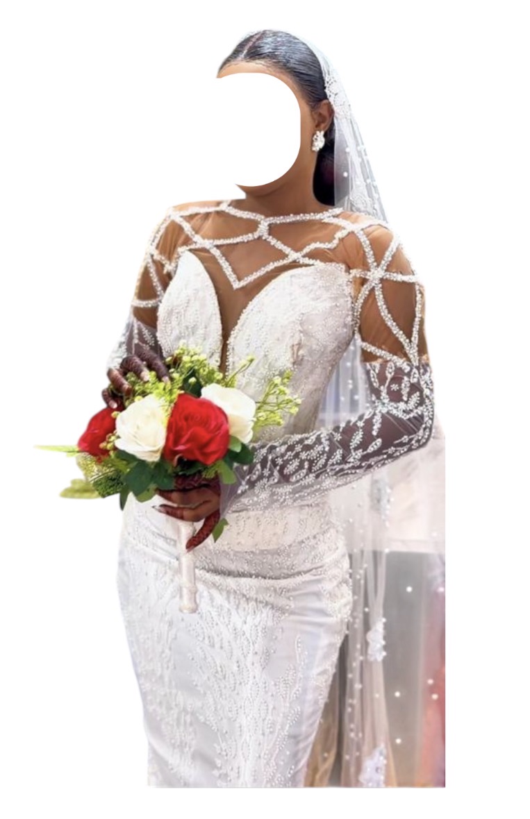 BK16022026, Robe de mariée, taille S, voile