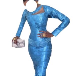 AG05032026, ensemble bazin, taille S, foulard