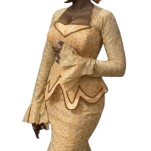 KA05032026, Ensemble Diop couture, taille M, foulard