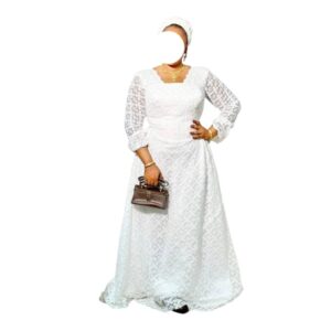 YB26062026, Robe Bordé, Taille XL, Foulard