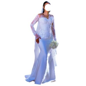 FI02042026, robe de mariée SABIQ, taille S/M