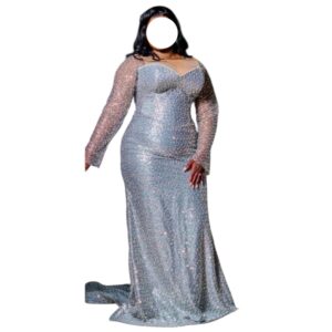 TB02042026, robe de soirée, taille XL