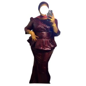 FK02042026, ensemble Bazin, taille L, foulard