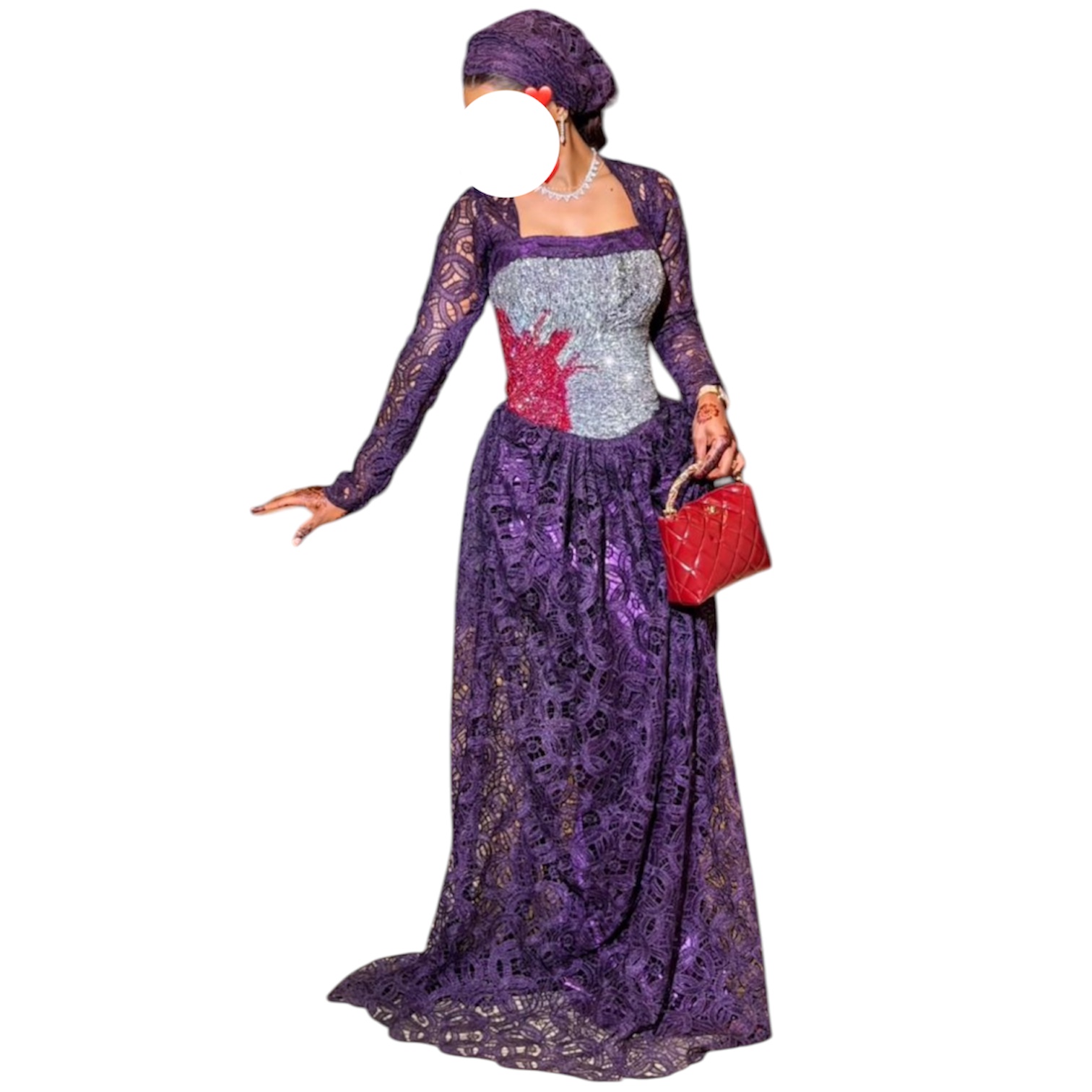 HC08042026, robe brodé, taille S