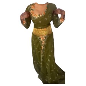 MN24042026, robe brodé voile, taille M