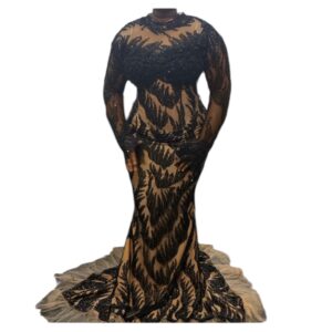 MS24042026, robe de soirée, taille XL, NEUF