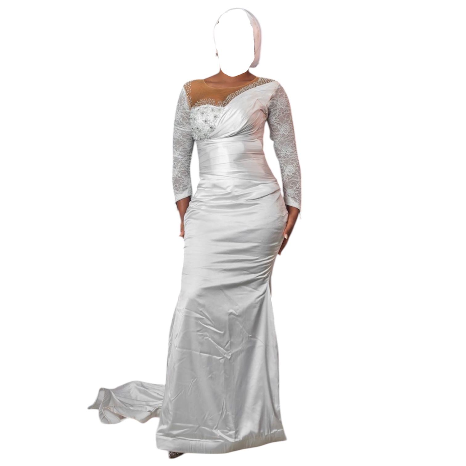 FA24042026, robe de mariée, taille M, turban