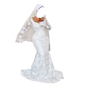 AS24042026, robe de mariée Diop couture, taille L