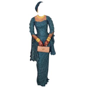 LA24042026, robe brodé Youba Davido, foulard