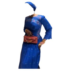LA24042026, robe brodé Youba Davido, taille L