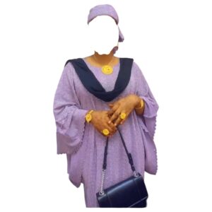 DY24042026, robe brodé, taille XL, foulard