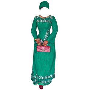 LA24042026, robe brodé voile, Youba Davido, foulard