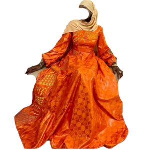 AB28122025, robe Bazin, taille S