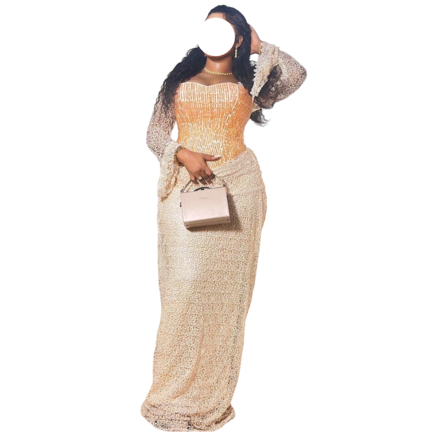 FT29042026, robe brodé, taille L