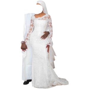 MM29042026, robe de mariée, taille S, voile, turban