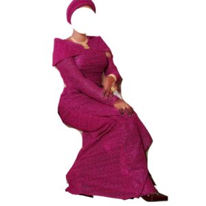 OD05052026, robe brodé, taille M, foulard
