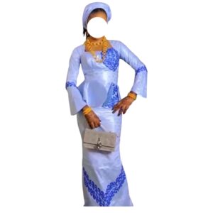 FT18022026, ensemble bazin, taille S, foulard