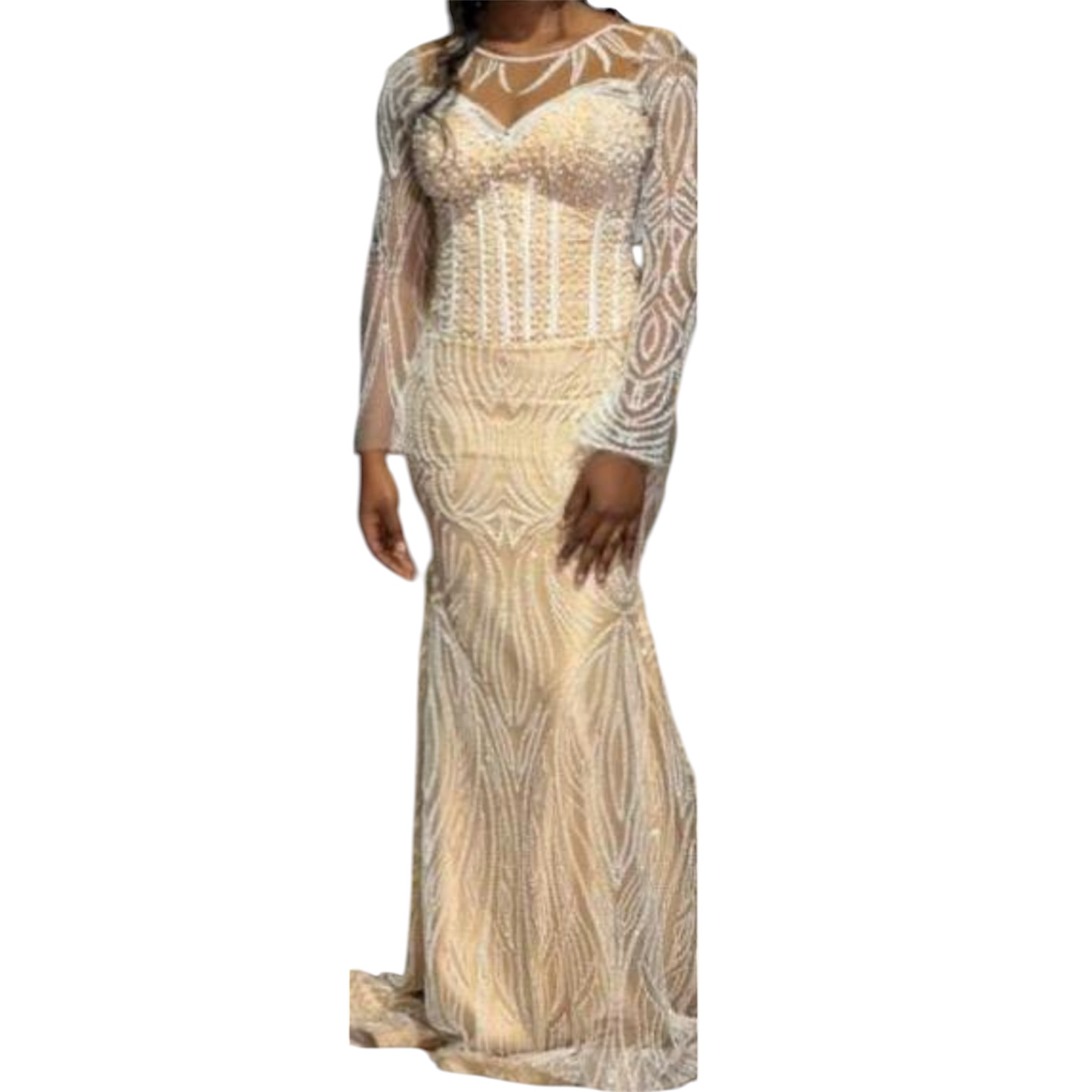 KC14052026, robe de soirée Fallou Couture, taille M