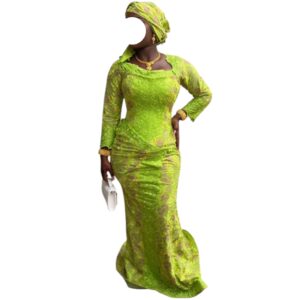 BM07052026, robe brodé Autriche, Dior Fashion, taille M, foulard