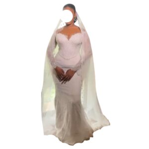 AD01052026, robe de mariée, taille L, voile