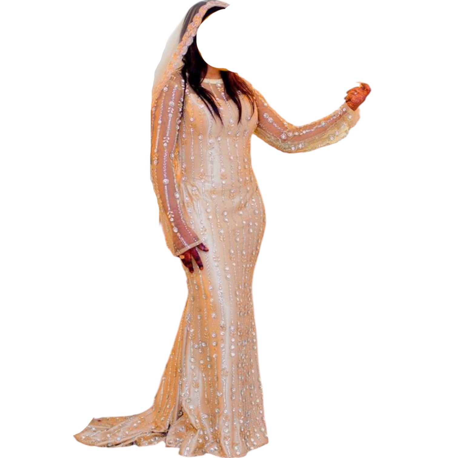 AI01052026, robe de soirée, taille L