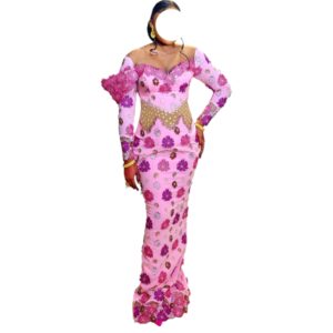GA17052026, robe brodé voile, taille M