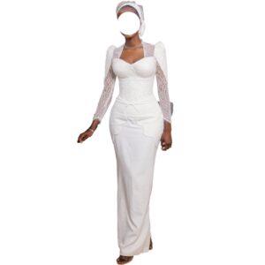 ST20052026, robe de mariée SABIQ, taille S, turban