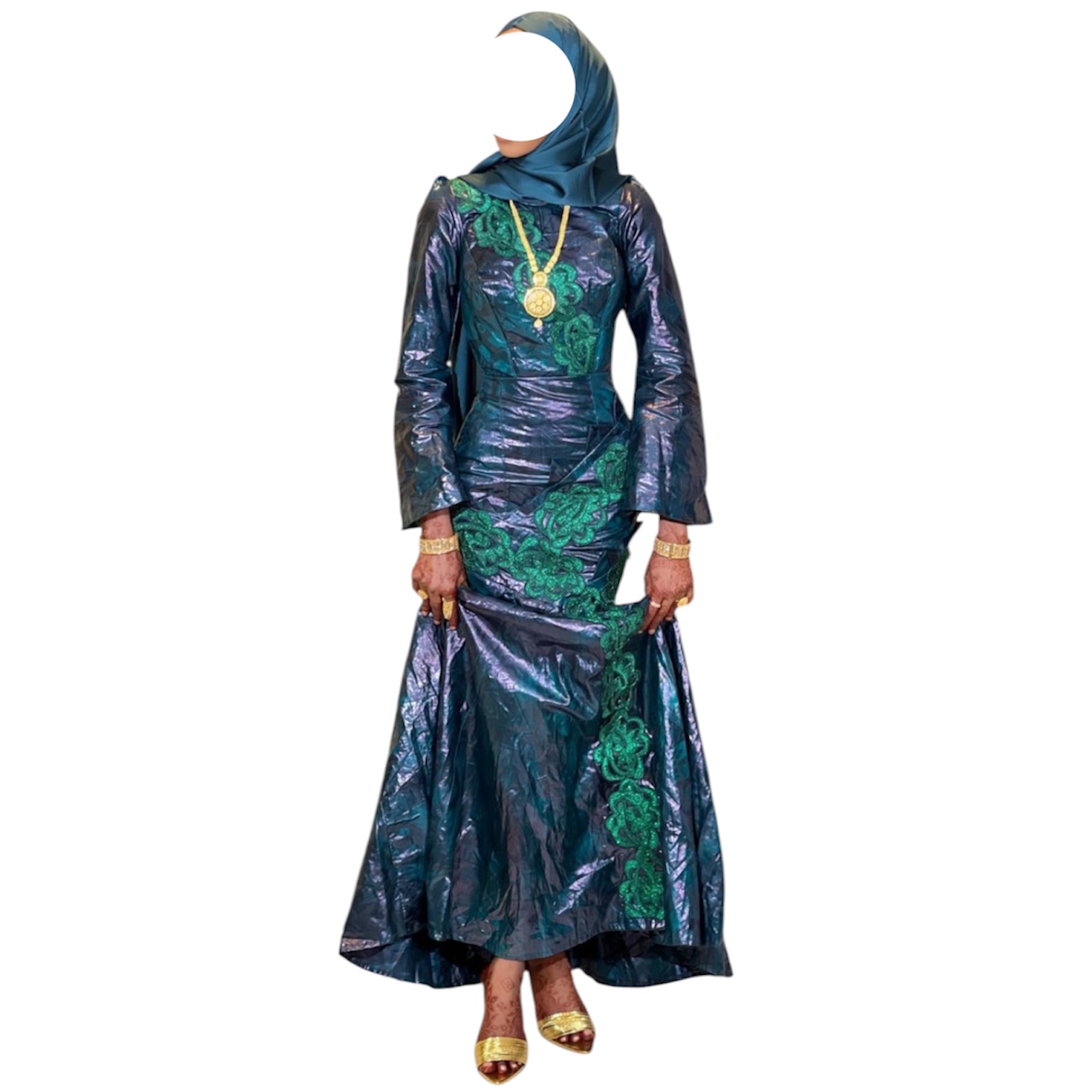 KD03062026, Robe Bazin, Taille S