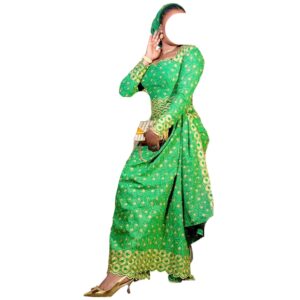 CF03062026, Robe Brodé, Taille XL, Foulard