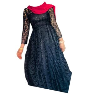 FD22062026, Robe Bordé, Taille M, Foulard