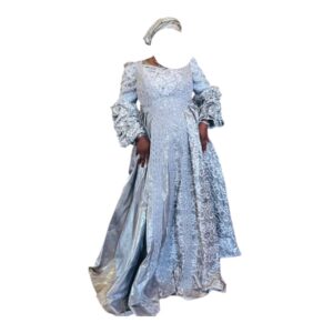 MD22062026, Robe Bazin, Taille XXL, Foulard