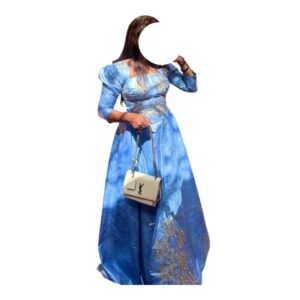AK19062026, Robe Bazin, Taille L
