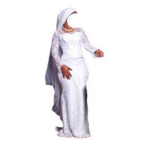 SN30062026, Robe de Mariée, Taille L, Voile