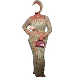 CK02062026, Robe brodé Dubai, Taille M, Turban