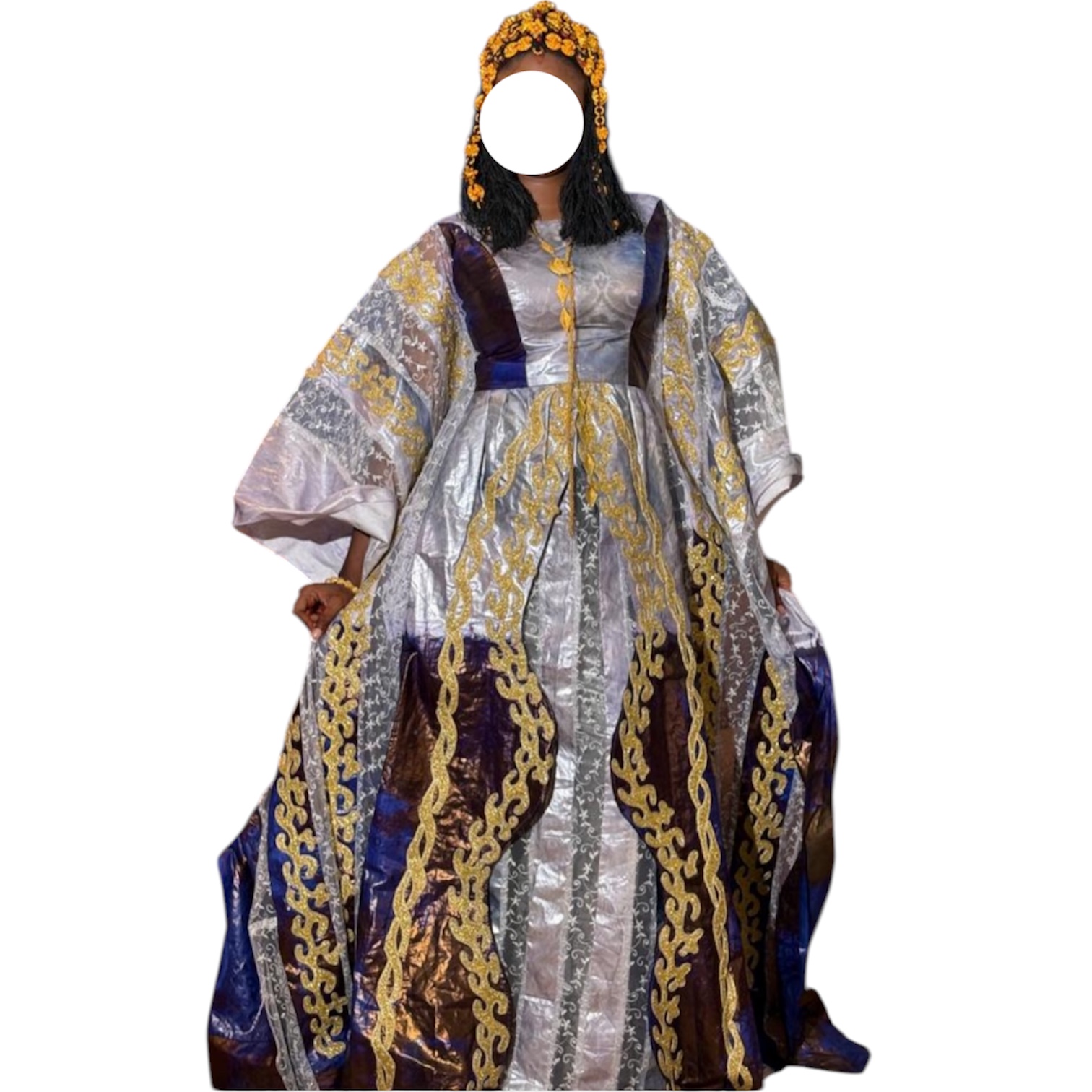 SM02062026, Robe Bazin, Taille M
