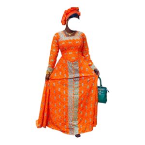 AD11062026, Robe Bordé, Taille M, Foulard