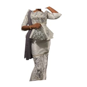 GM15062026, Bazin Jupe Complet, Taille M
