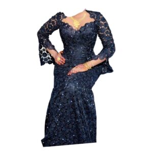 AA08062026, Robe Brodé, Taille M, Foulard