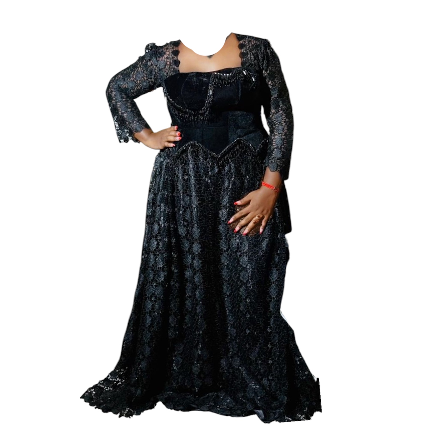 BA09062026,Robe Brodé, Taille XL