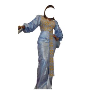 AD19062026, Robe Bazin, Taille L