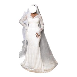 SF19062026, Robe de Mariée, Taille L, Voile